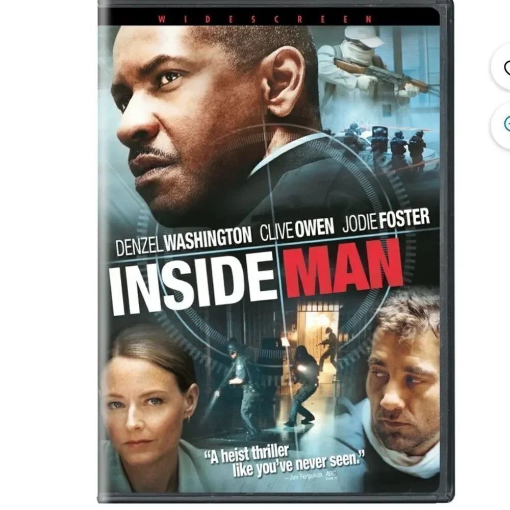 “Inside Man” DVD Widescreen Edition - Picture 1 of 6